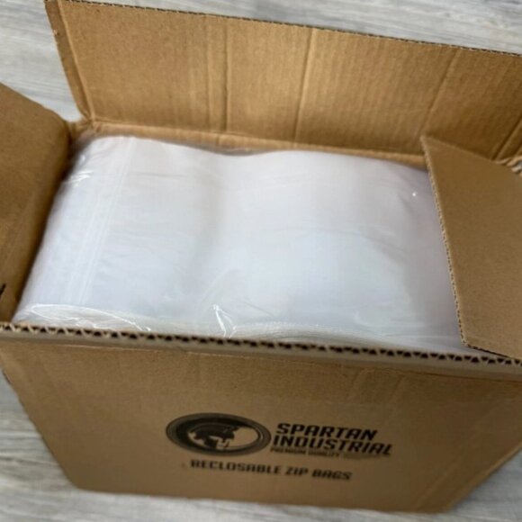SPARTAN INDUSTRIAL Clear Resealable Zip Plastic 4"X6" Bags (Pack of 1000) NEW - Picture 6 of 7